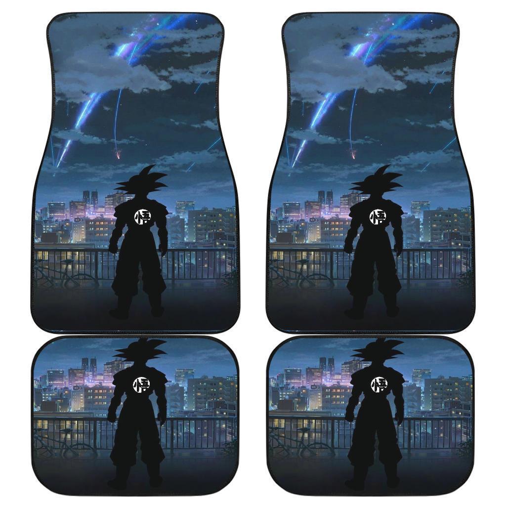 Goku X Your Name Anime Dragon Ball Car Floor Mats