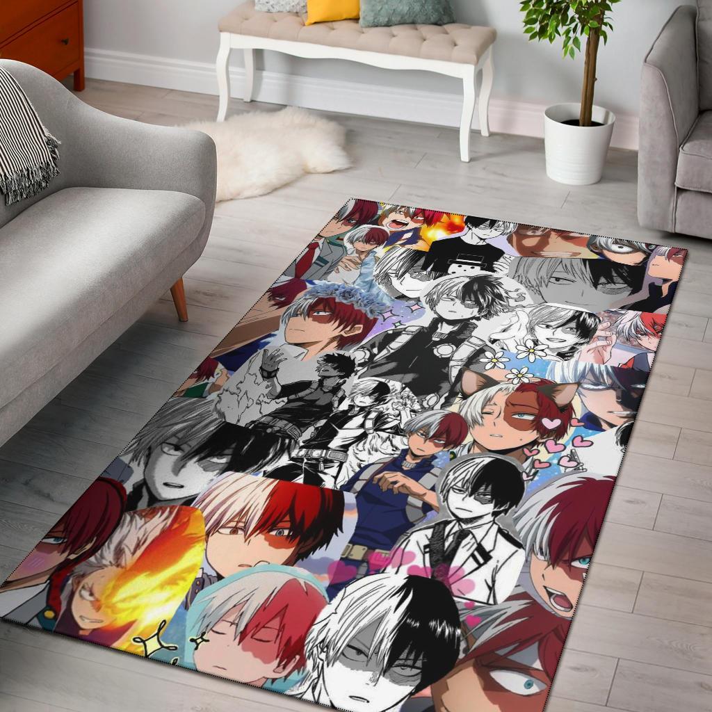 Todoroki Collage Area Rug Carpet