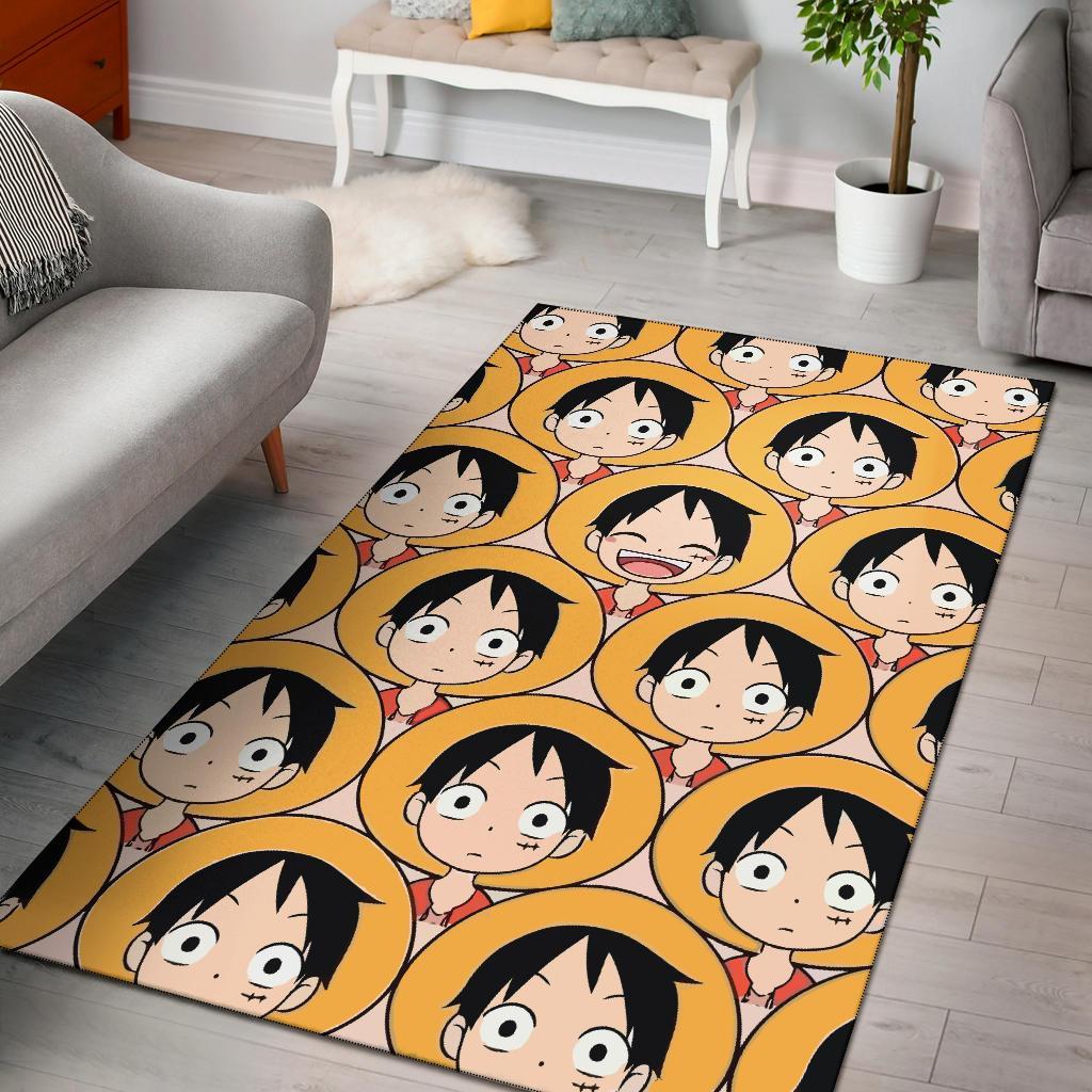 Monkey D Luffy Chibi Area Rug Carpet