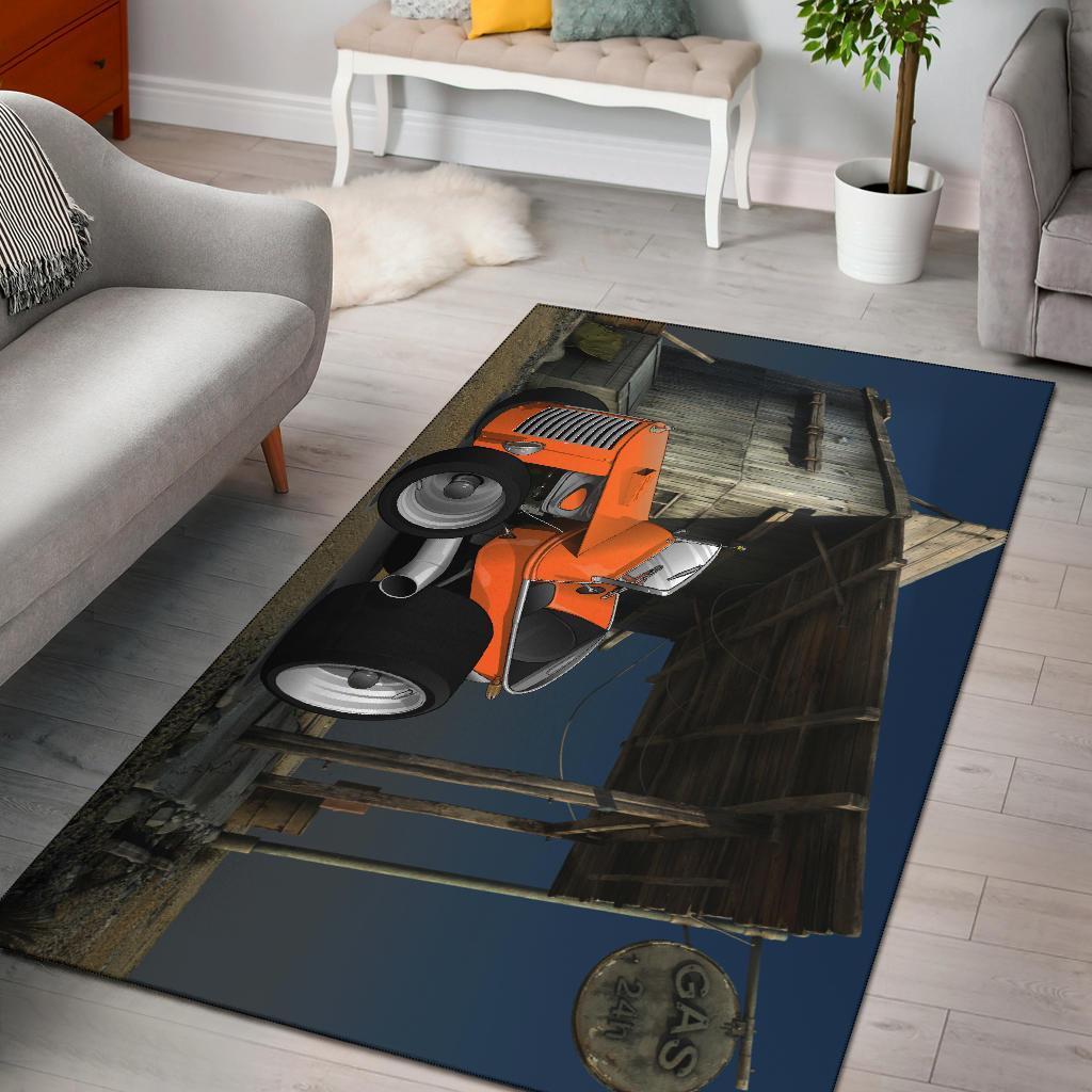 Orange Keybucket Custom Area Rug Carpet