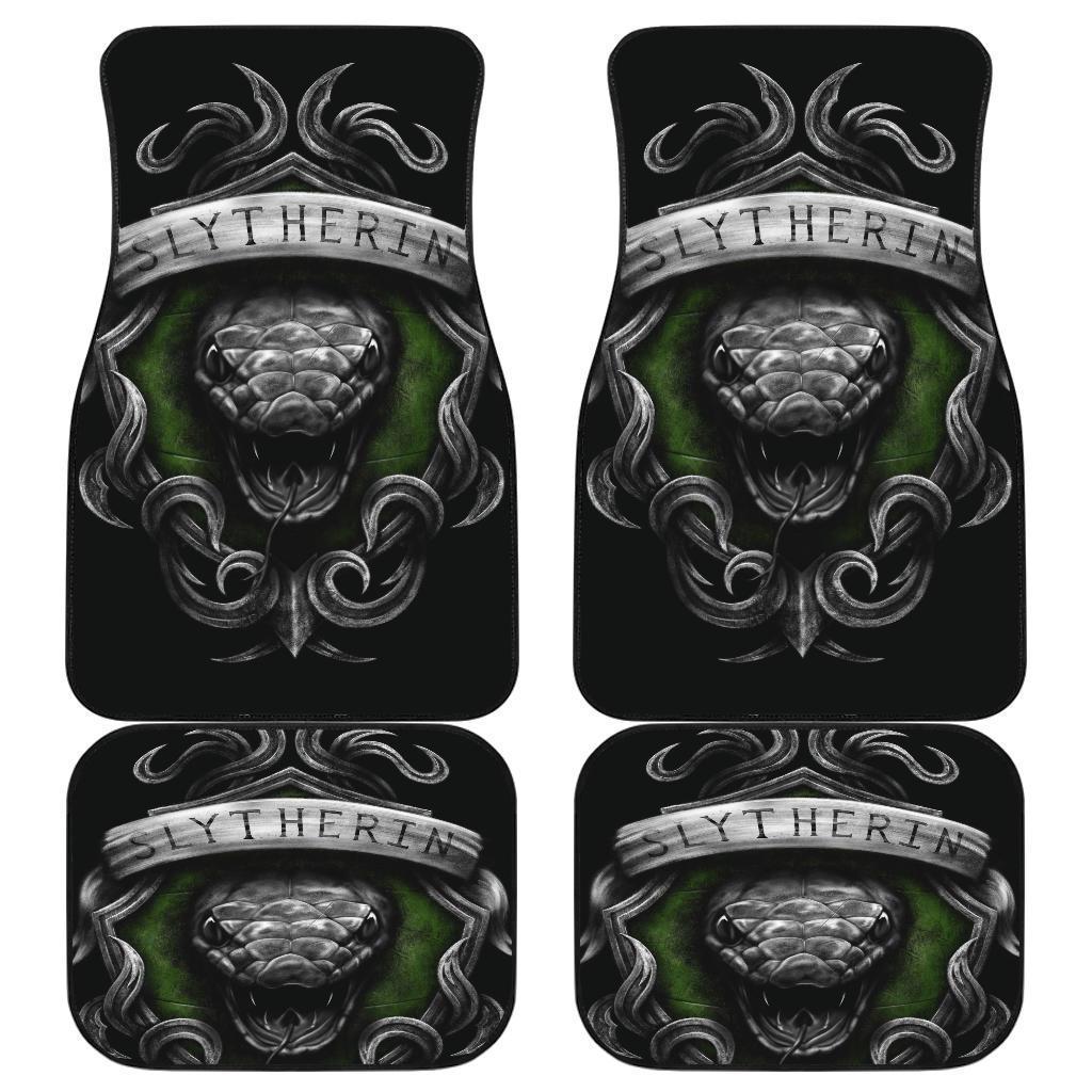 Slytherin Front And Back Car Mat