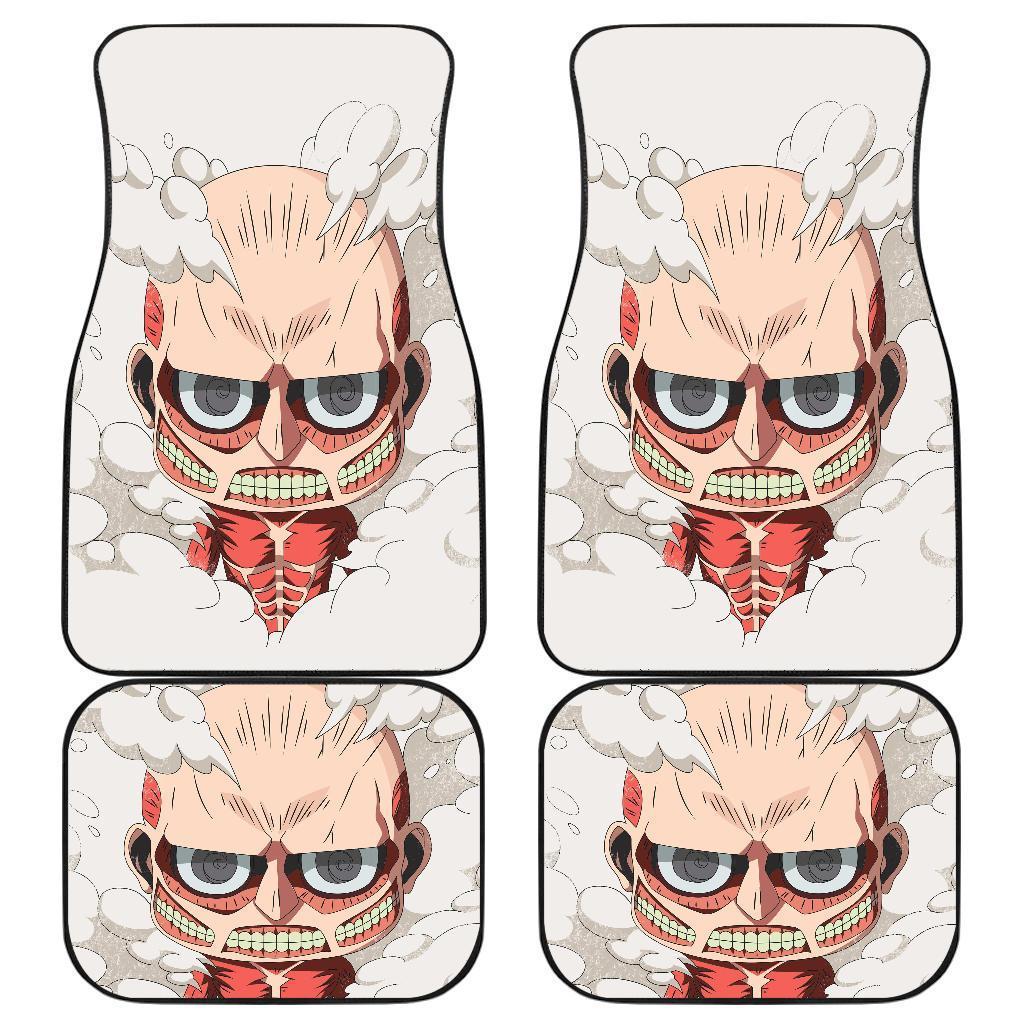 Attack On Titan Chibi Cute Car Floor Mats