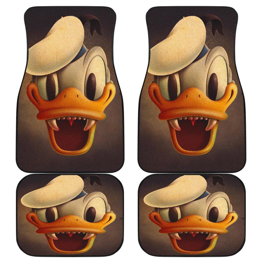 Donald Duck Halloween Face Walt Car Floor Mats