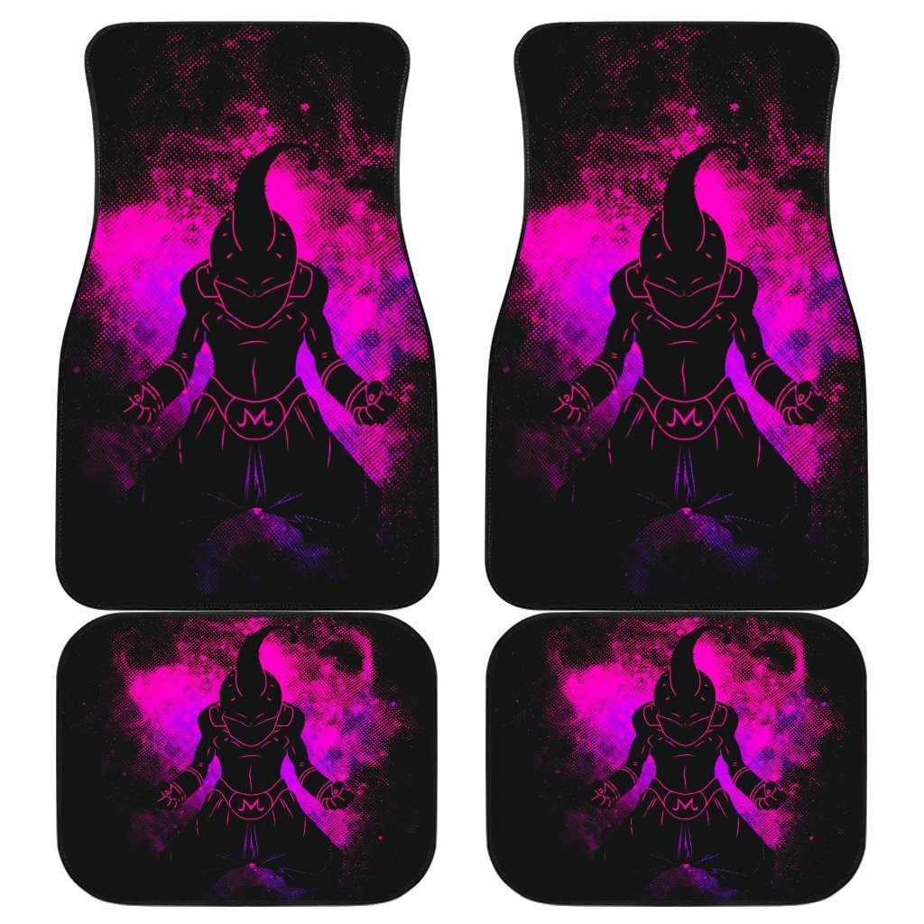 Kid Buu Evil In Dark Theme Car Floor Mats