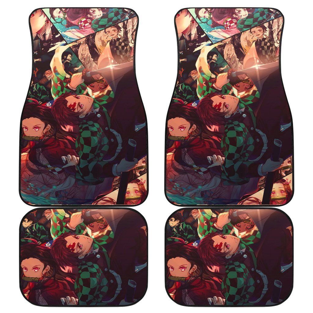 Demon Slayer Kimetsu No Yaiba Anime Car Floor Mats