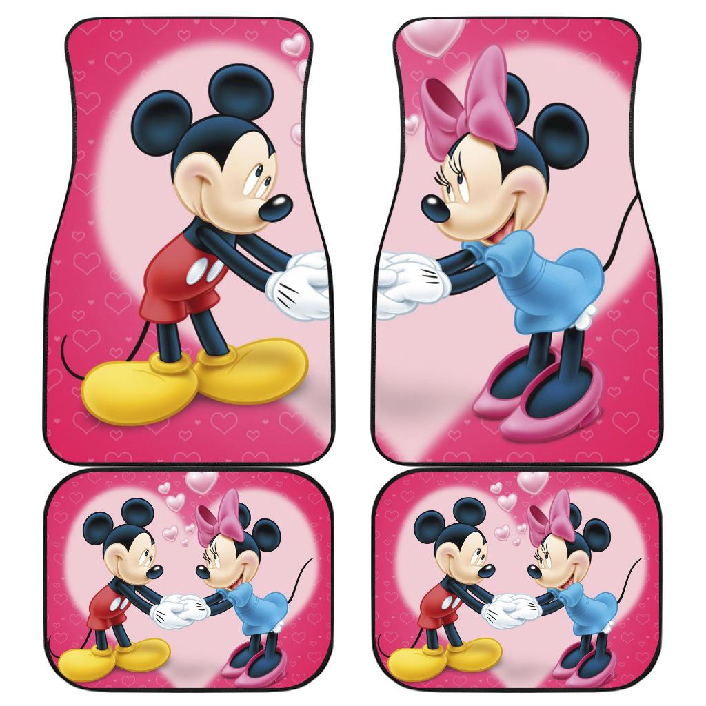 Mice And Minnie Mouse Cartoon Car Floor Mats