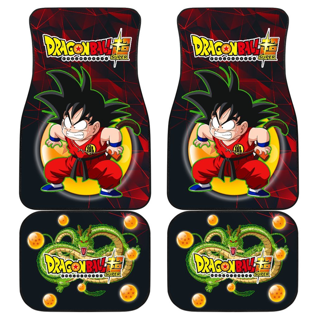 Angry Goku Kid Car Floor Mats