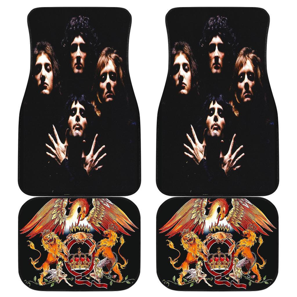 Queen Music Band In Black Theme Car Floor Mats