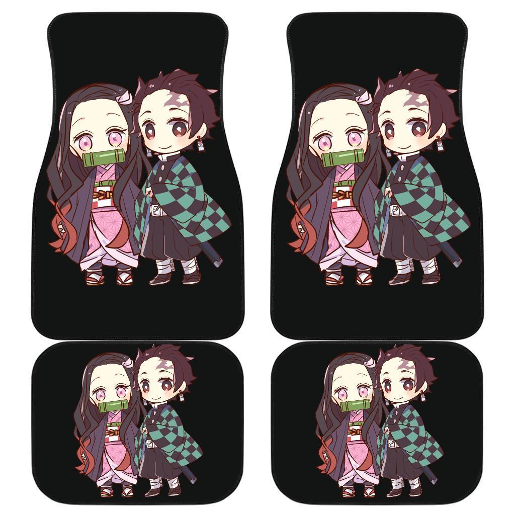 Anime Tanjiro Kamado & Nezuko Kamado Car Floor Mats