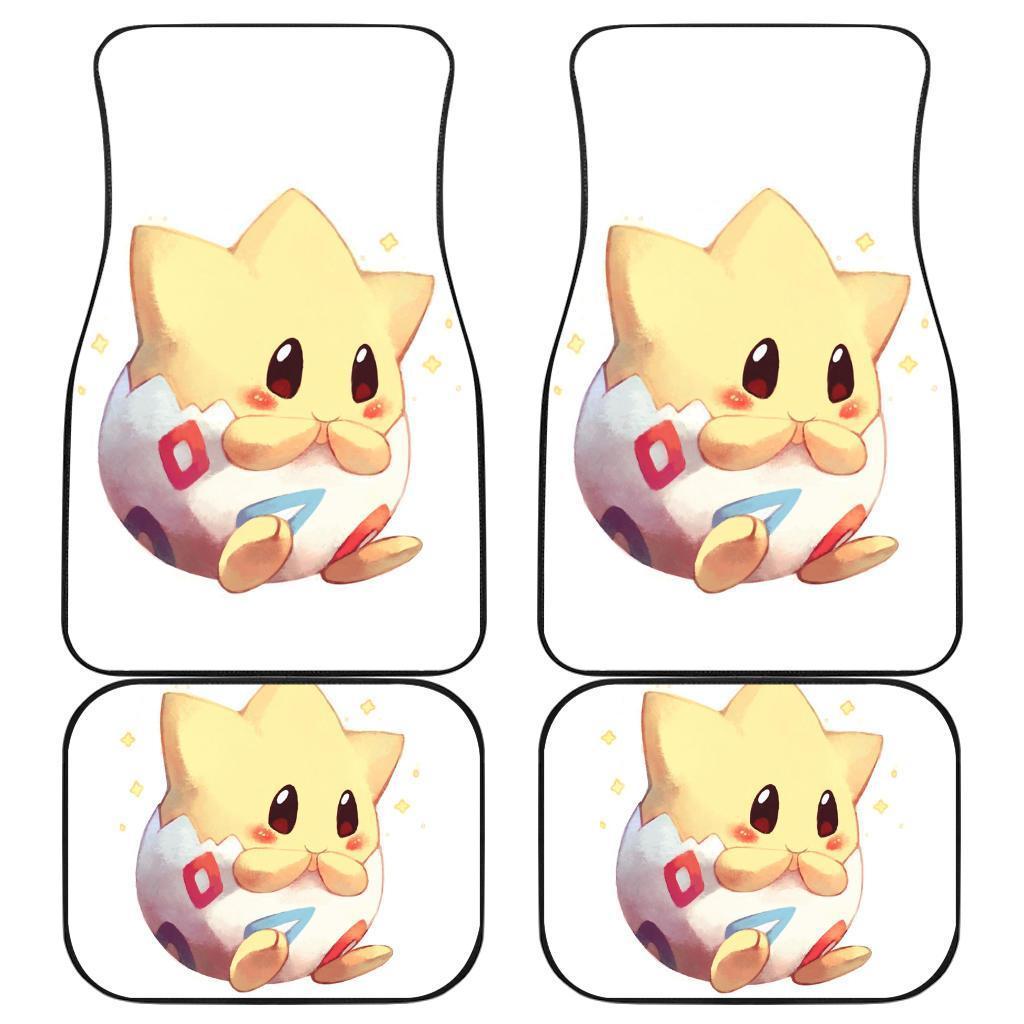 Togephi Cute Egg Pokemon Car Floor Mats