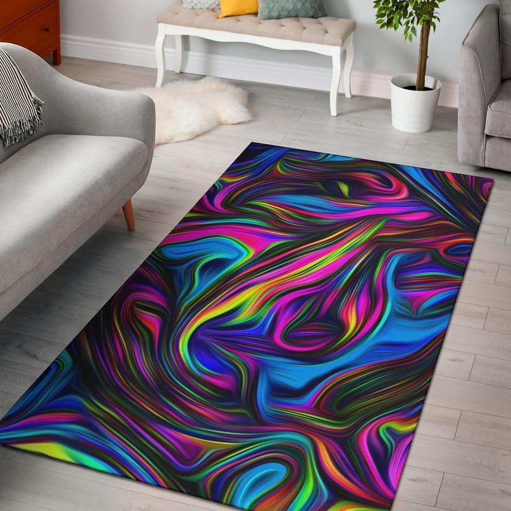 Tie Dye Area Rug Carpet