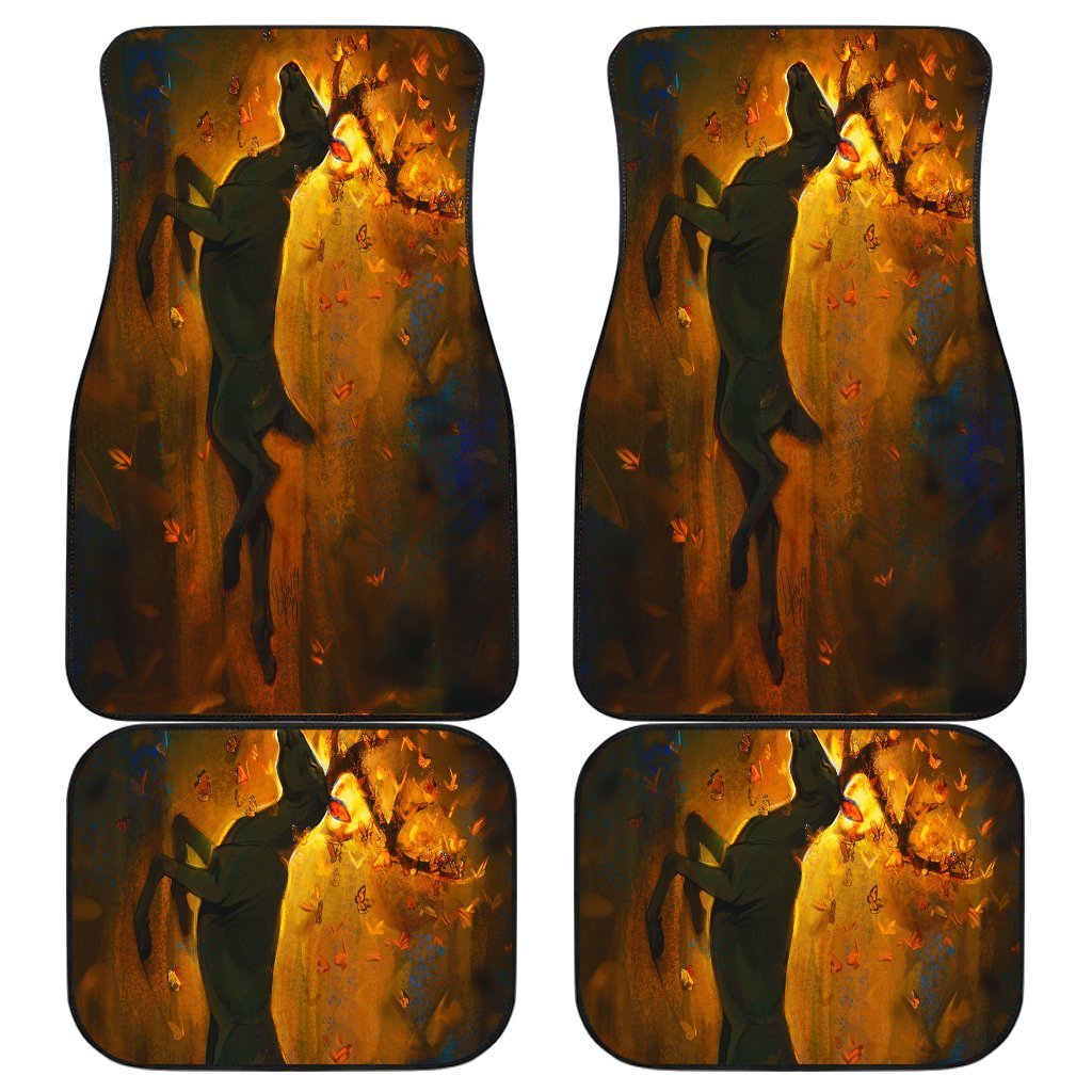 Deer In Amazon Forrest Car Floor Mats