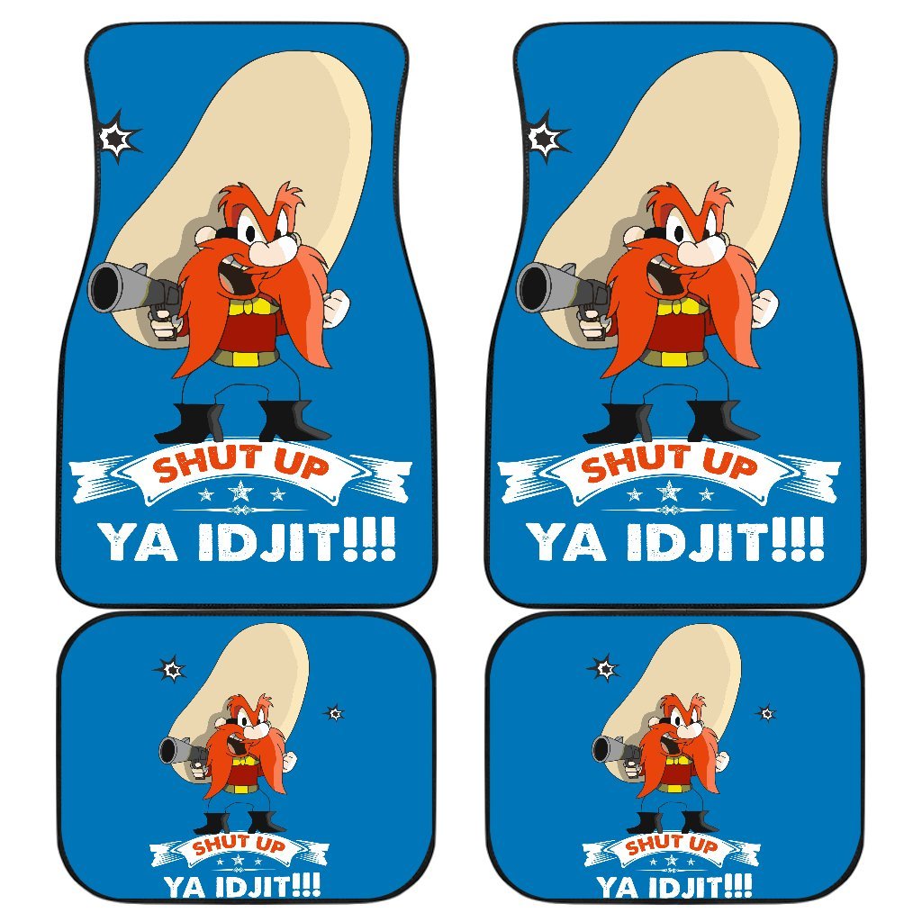 Looney Tunes Car Floor Mats World Of Mayhem Yosemite Shut Up Ya Idjit