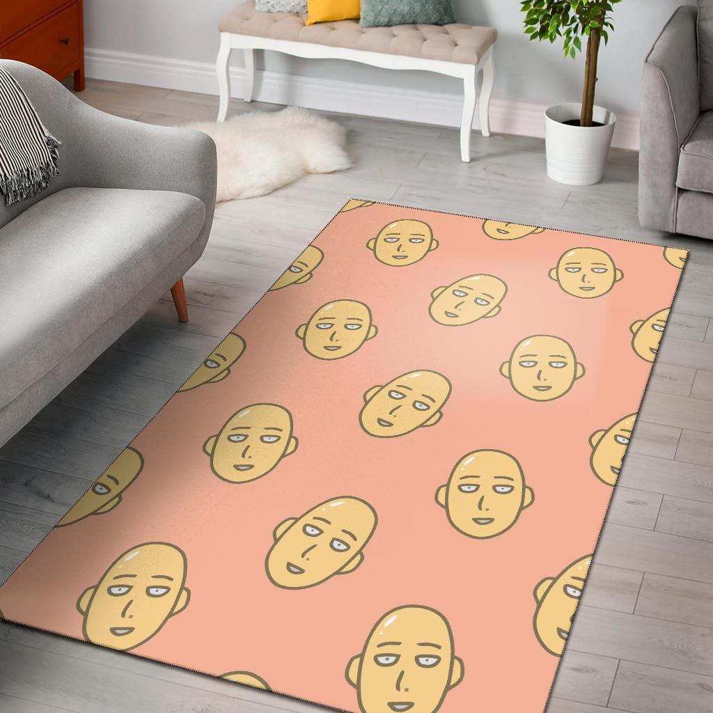 Saitama One Punch Man Area Rug Carpet