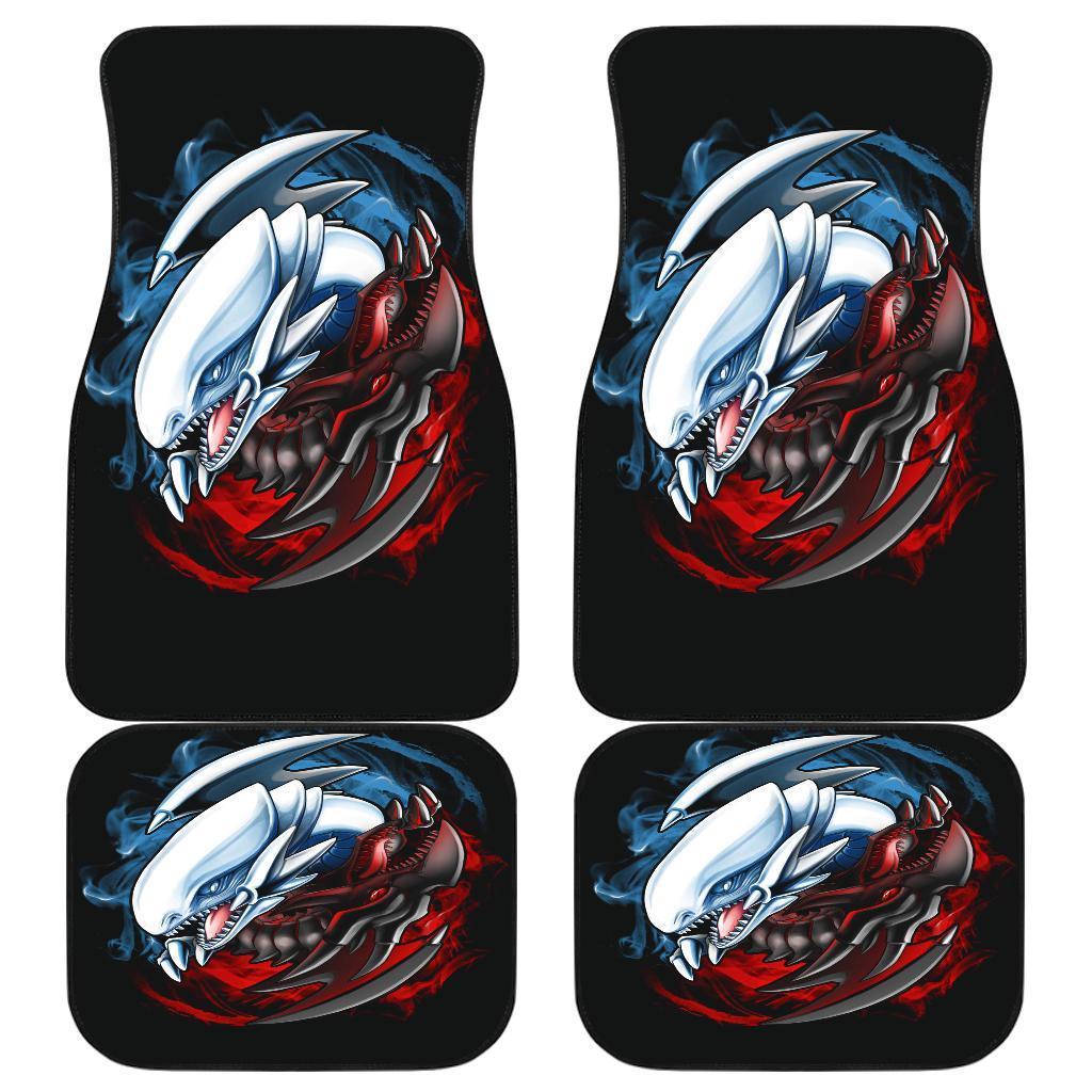 Yugioh Little White Dragons Car Floor Mats