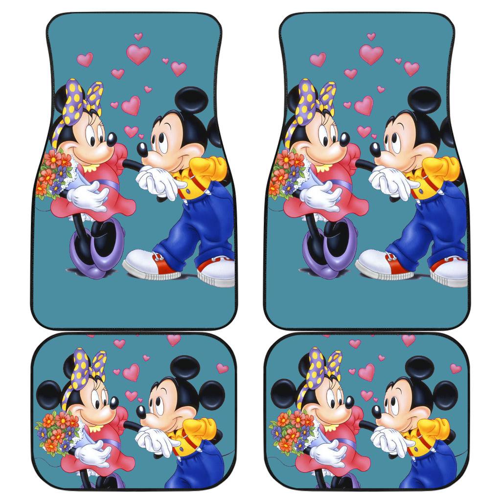 Mice And Minnie Car Floor Mats Cartoon Fan Gift