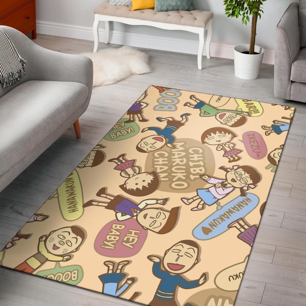 Chibi Maruko Chan Area Rug Carpet