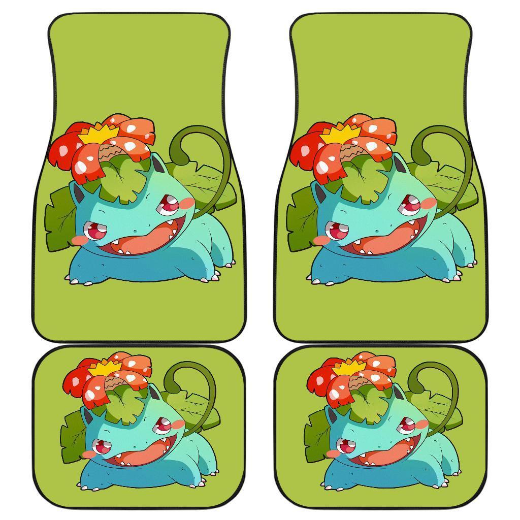 Venusaur Pokemon Chibi Car Floor Mats