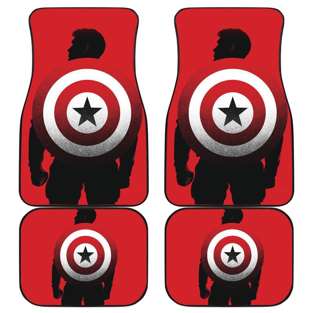 Captain America Shield Car Floor Mats