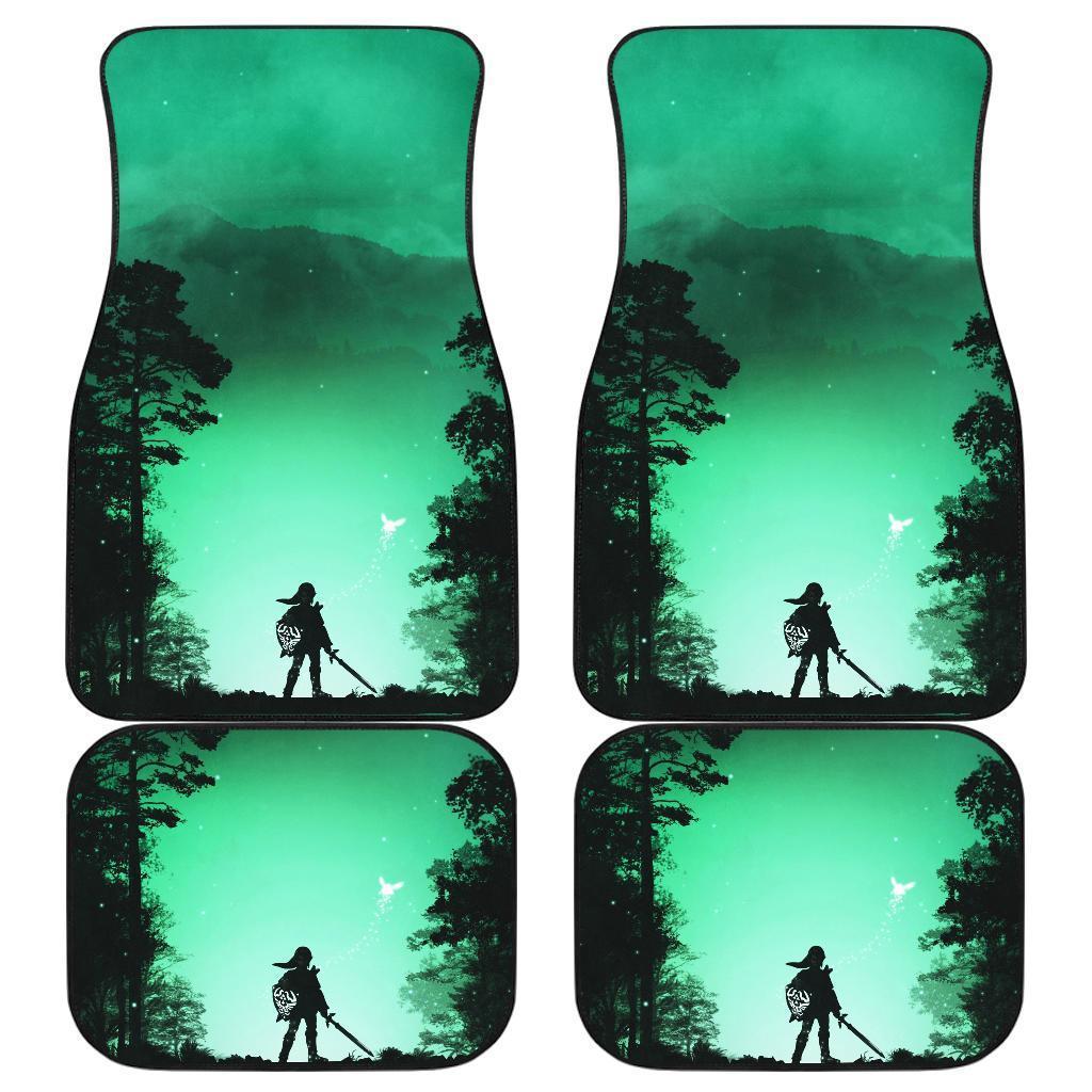 The Legend Of Zelda In Woods Car Floor Mats