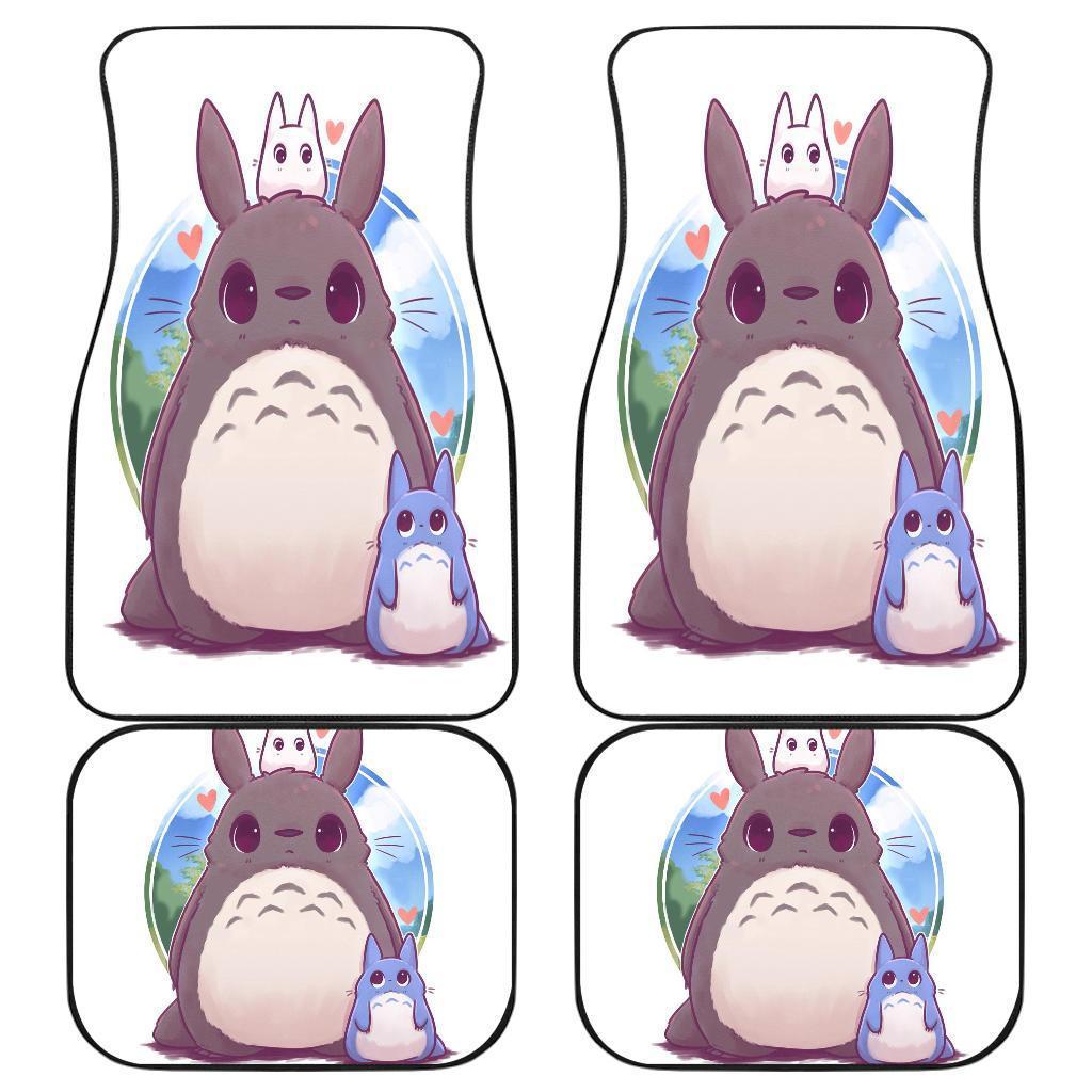 Totoro Chibi Draw Family Car Floor Mats