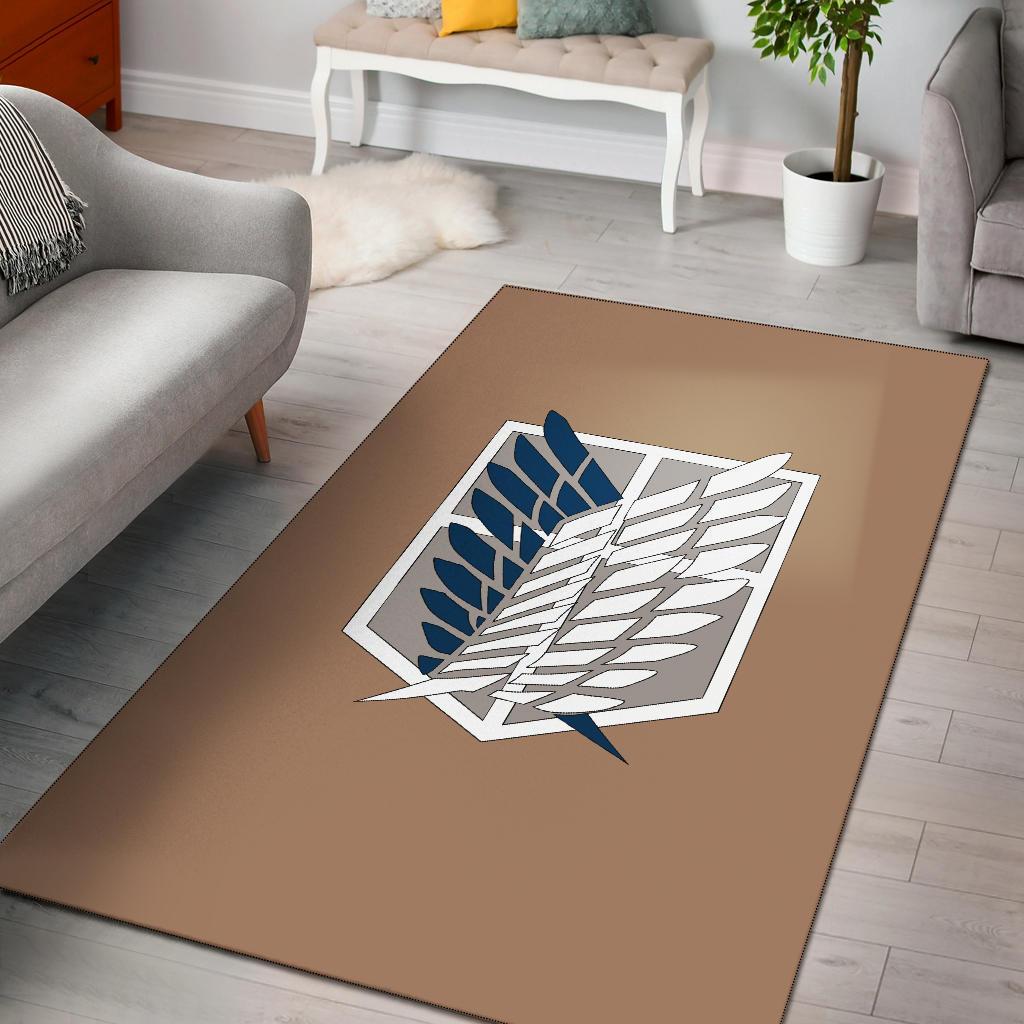 The Survey Corps Logo Area Rug Carpet