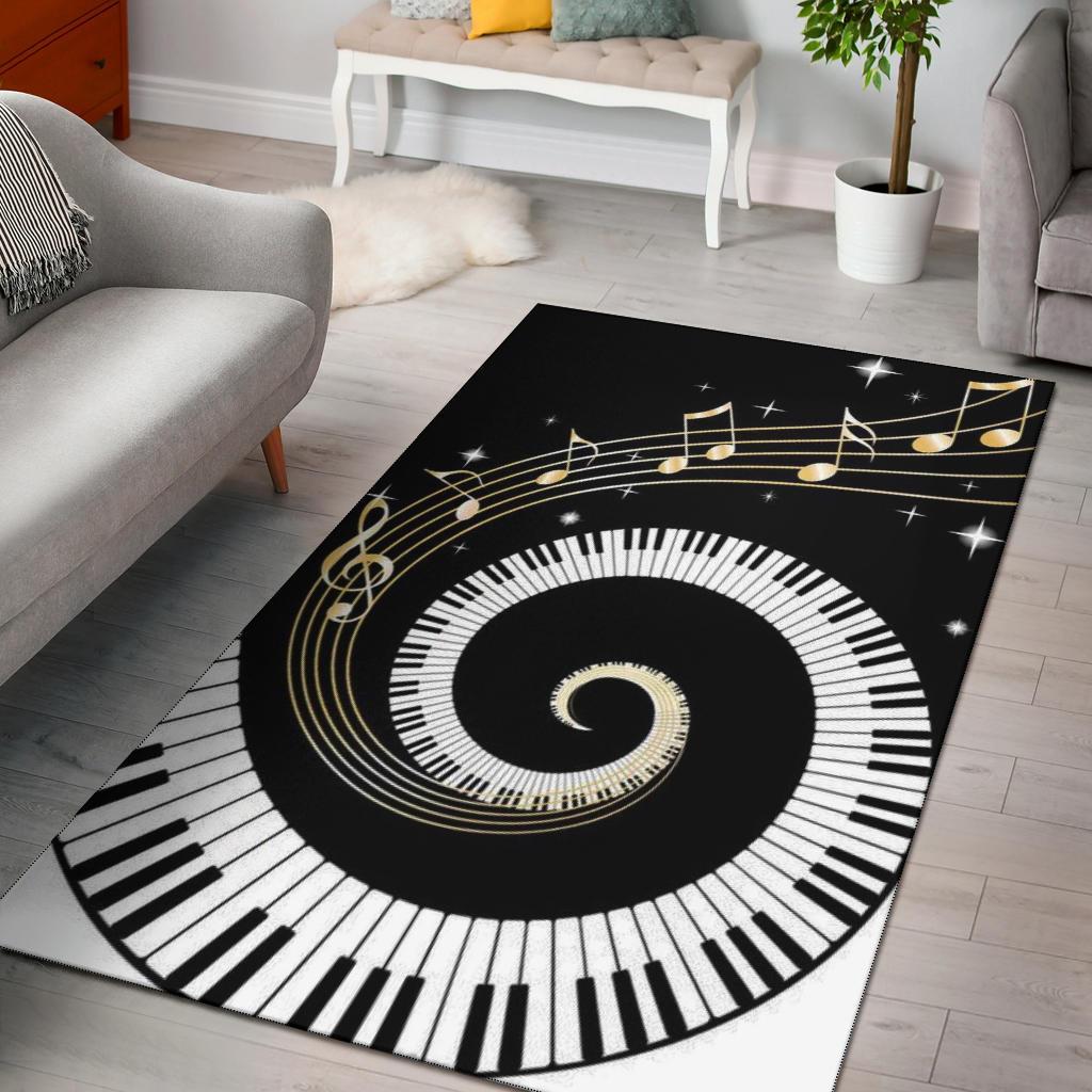 Piano Key Area Rug Carpet