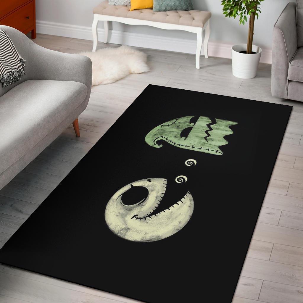 Jack Skeleton Pacman Area Rug Carpet