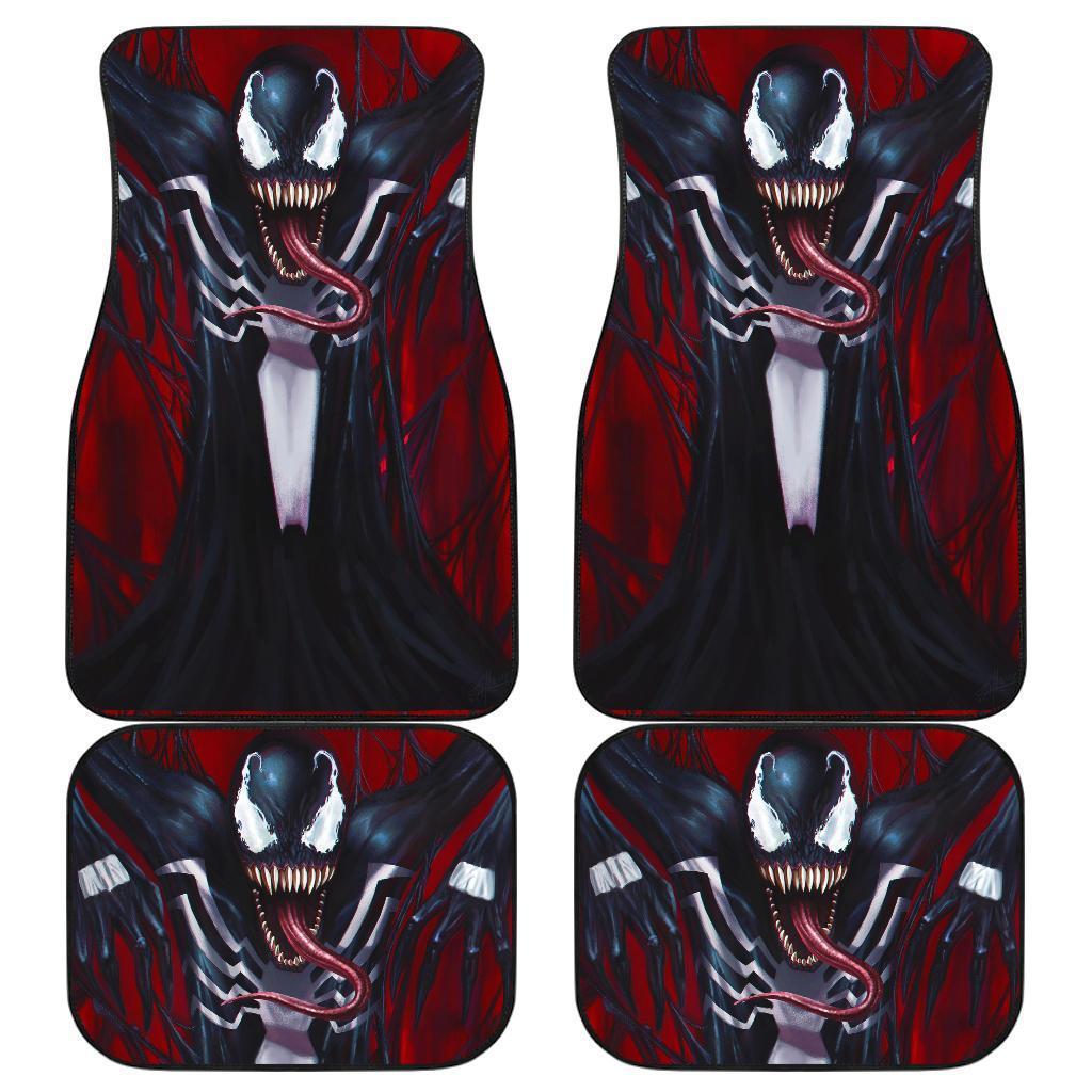 Venom Evil Art Carton Car Floor Mats