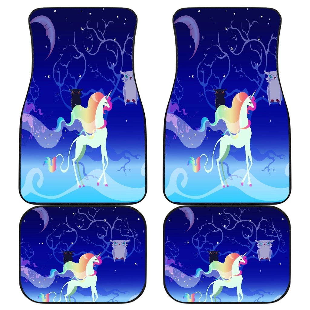 Unicorn Cartoon For Kids Car Floor Mats