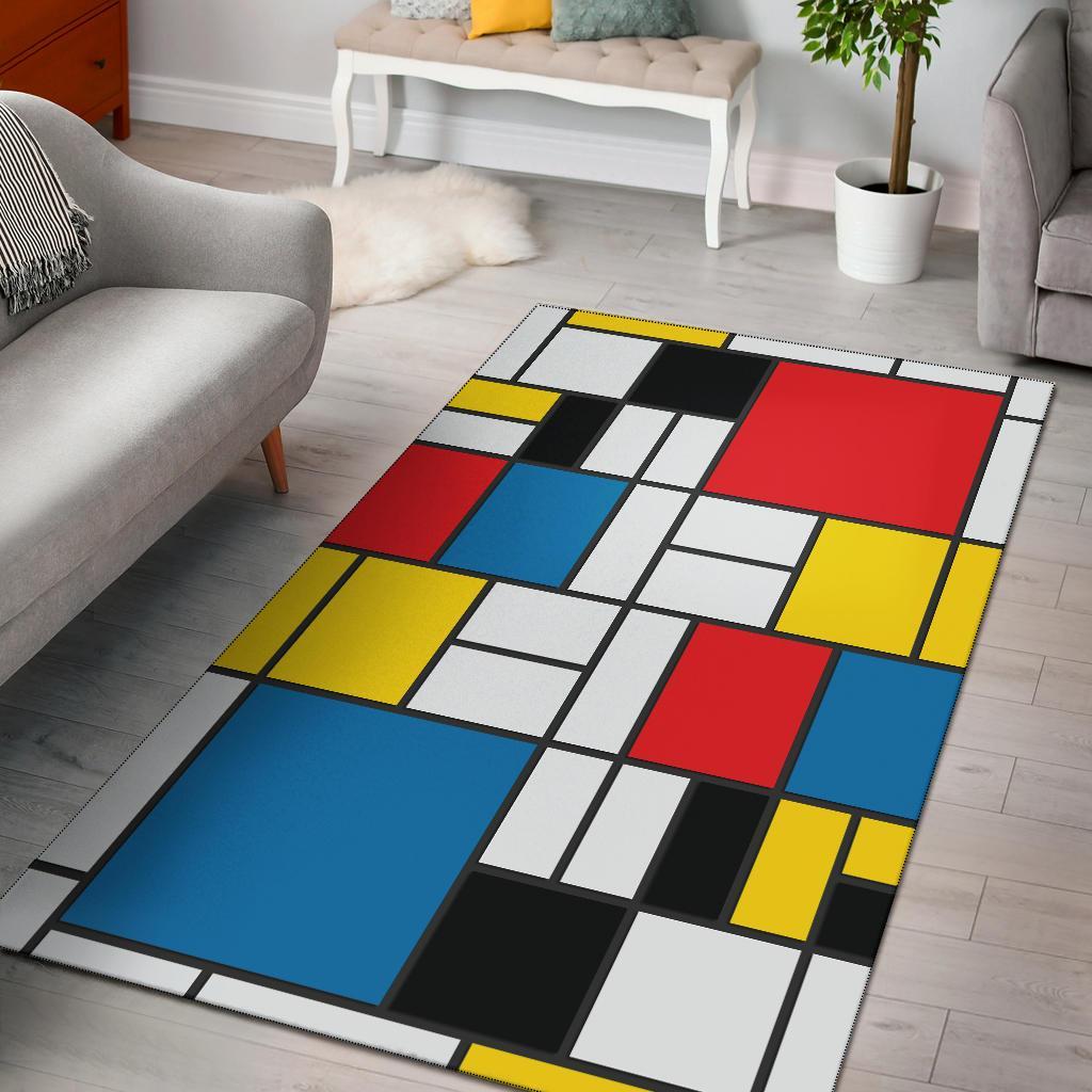 Mondrian Area Rug Carpet