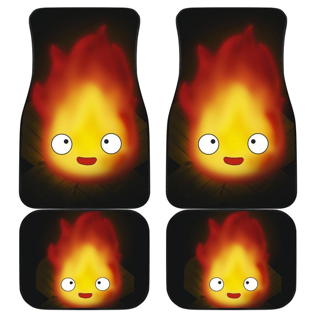 Calcifer The Movie Funny Fire Car Floor Mats