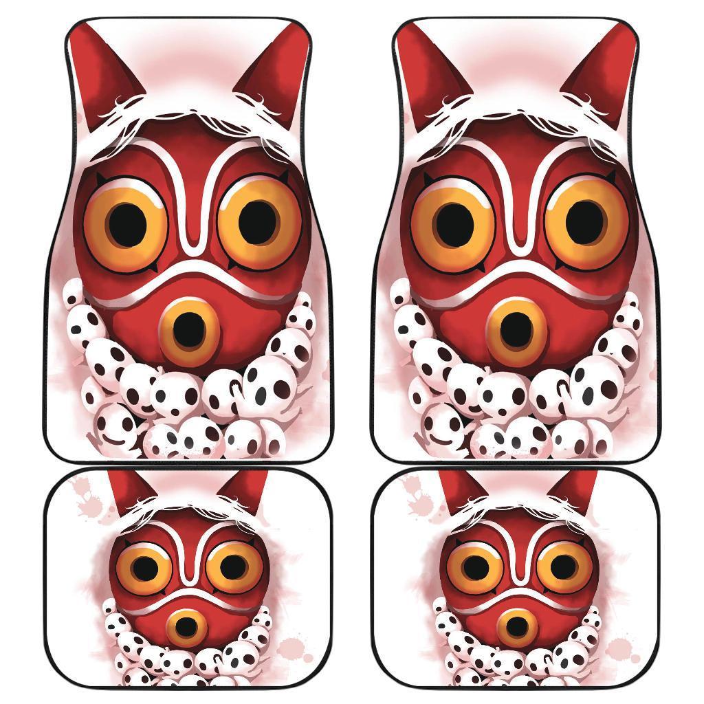 Princess Mononoke Mask Car Floor Mats