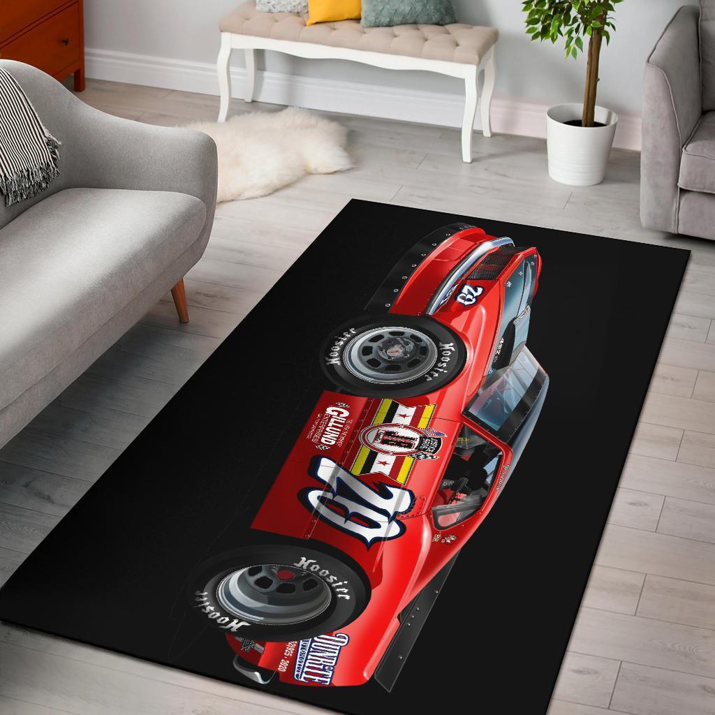 Mustang Race Car Muscle Car Art Area Rug Carpets