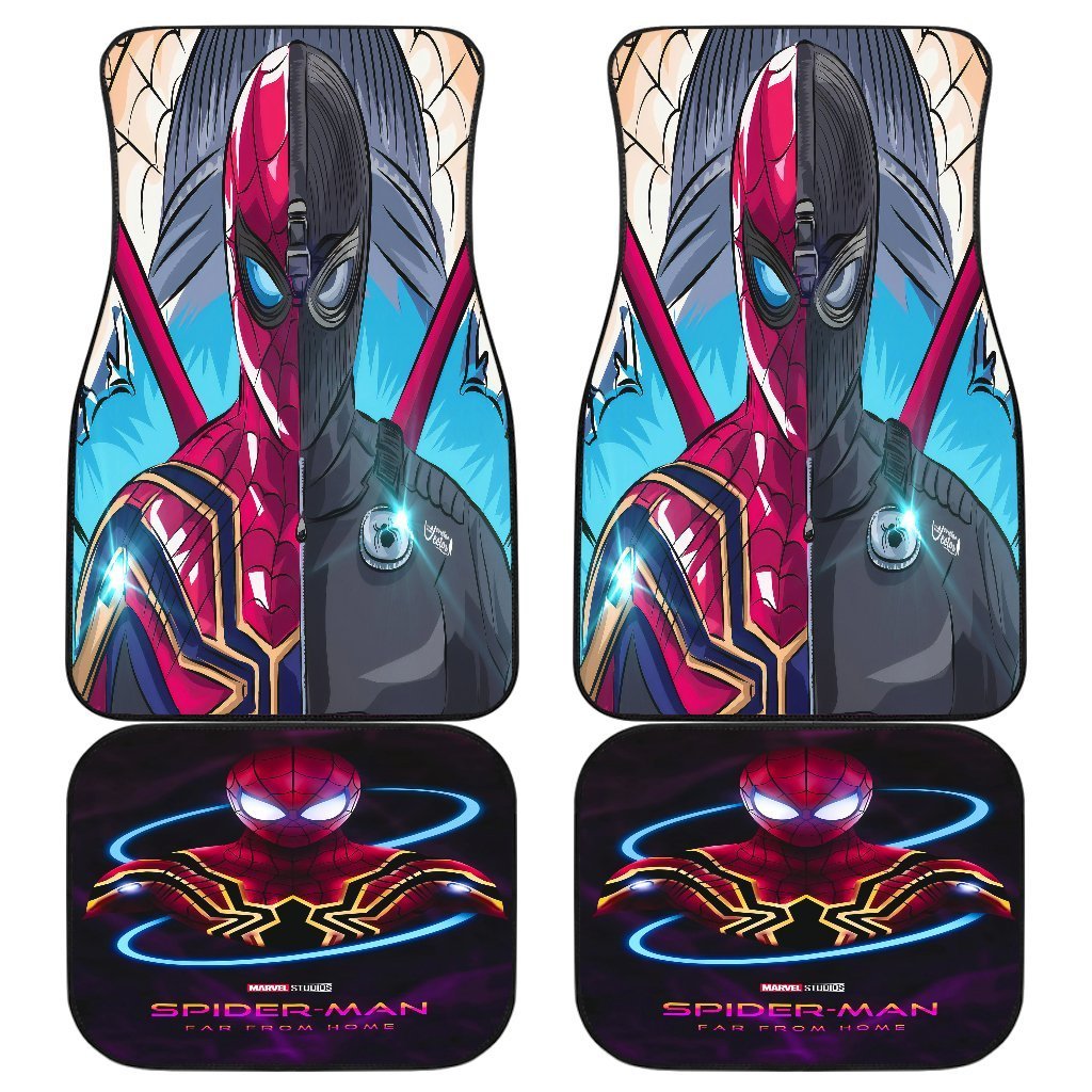 Spiderman Far From Home Art Custom Car Floor Mats