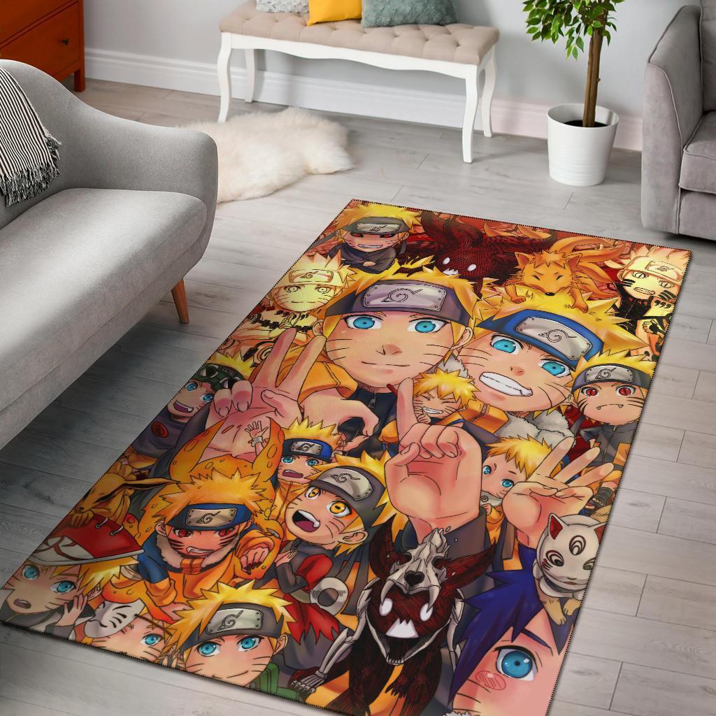 Naruto Uzumaki Area Rug Carpet