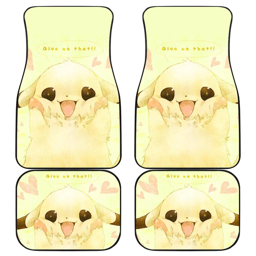 Pikachu Yummy Adorable Pokemon Car Floor Mats