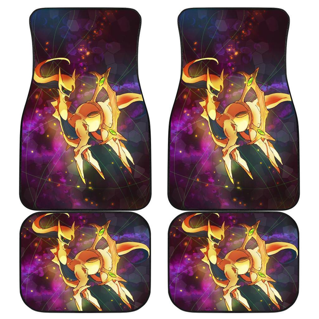 Acerus Pokemon In Purple Theme Car Floor Mats