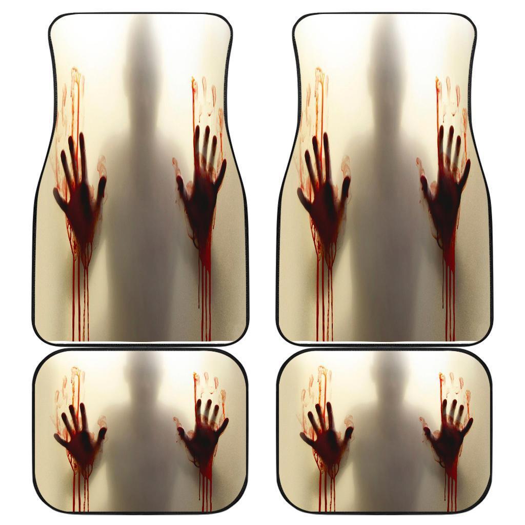 The Walking Dead Scary Poster Car Floor Mats