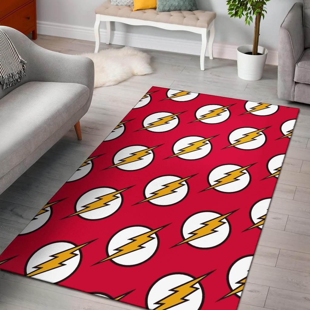 The Flash Symbol Area Rug Carpet