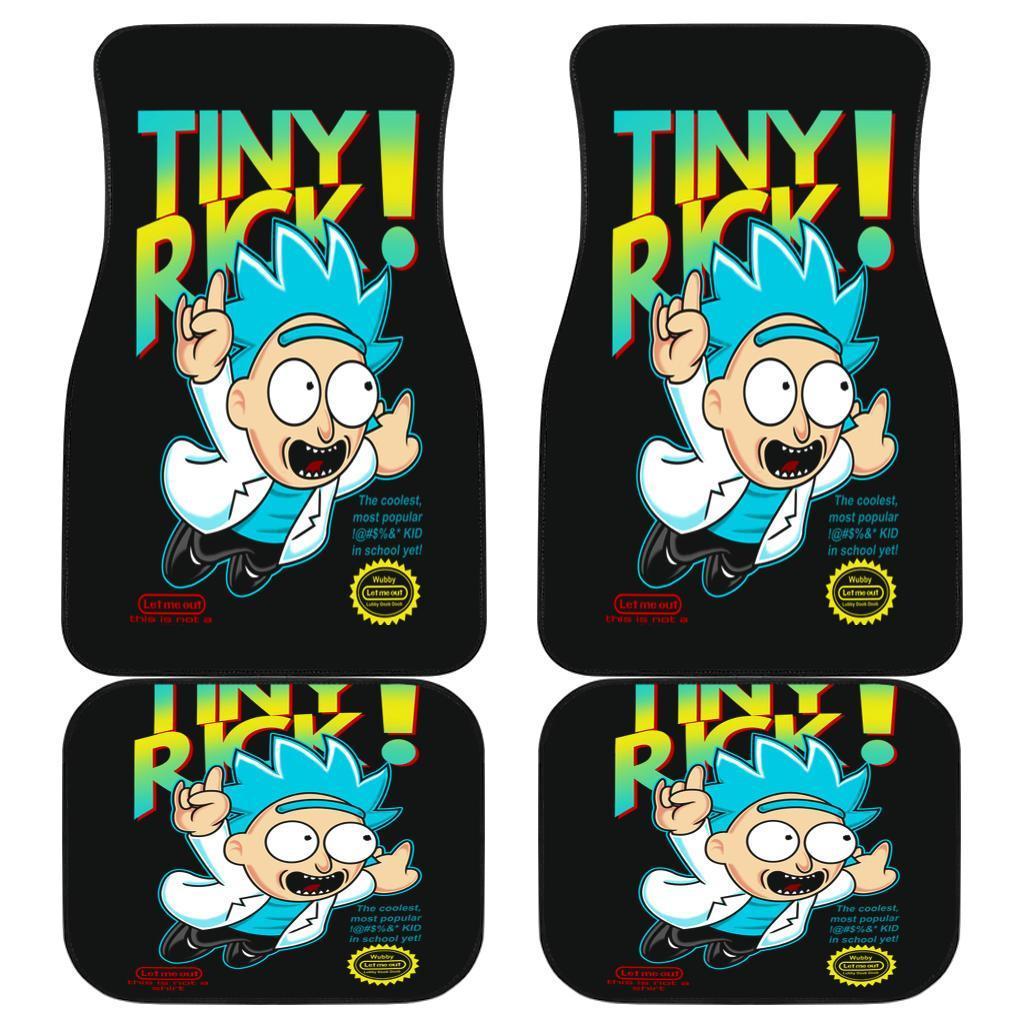 Tiny Funny Rick And Morty Cartoon Car Floor Mats