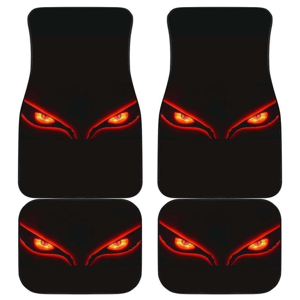 Naruto Kyuubi Eyes Sign Black Theme Car Floor Mats