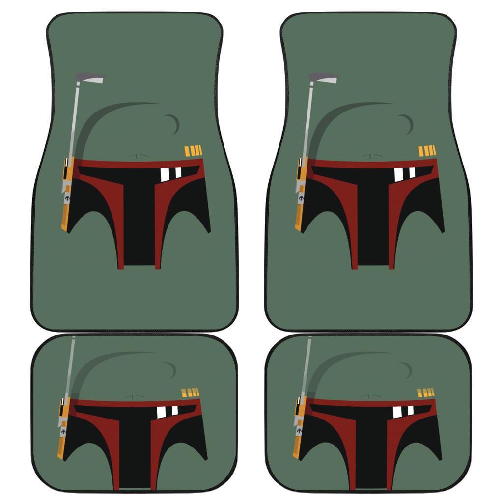 Boba Fett In Green Theme Car Floor Mats