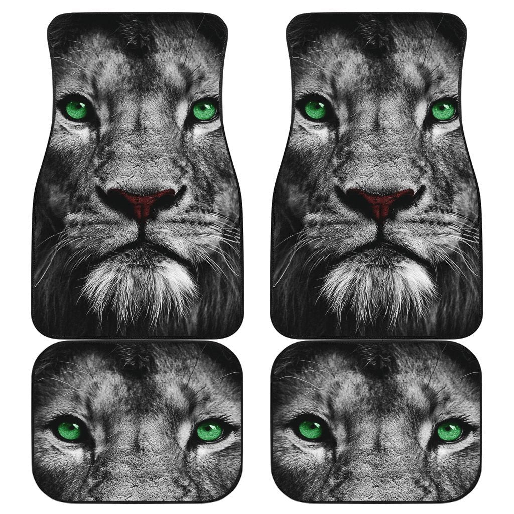 Lion King In Grey Color Car Floor Mats