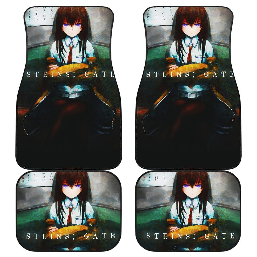 Steins Gate Girl Anime Car Floor Mats