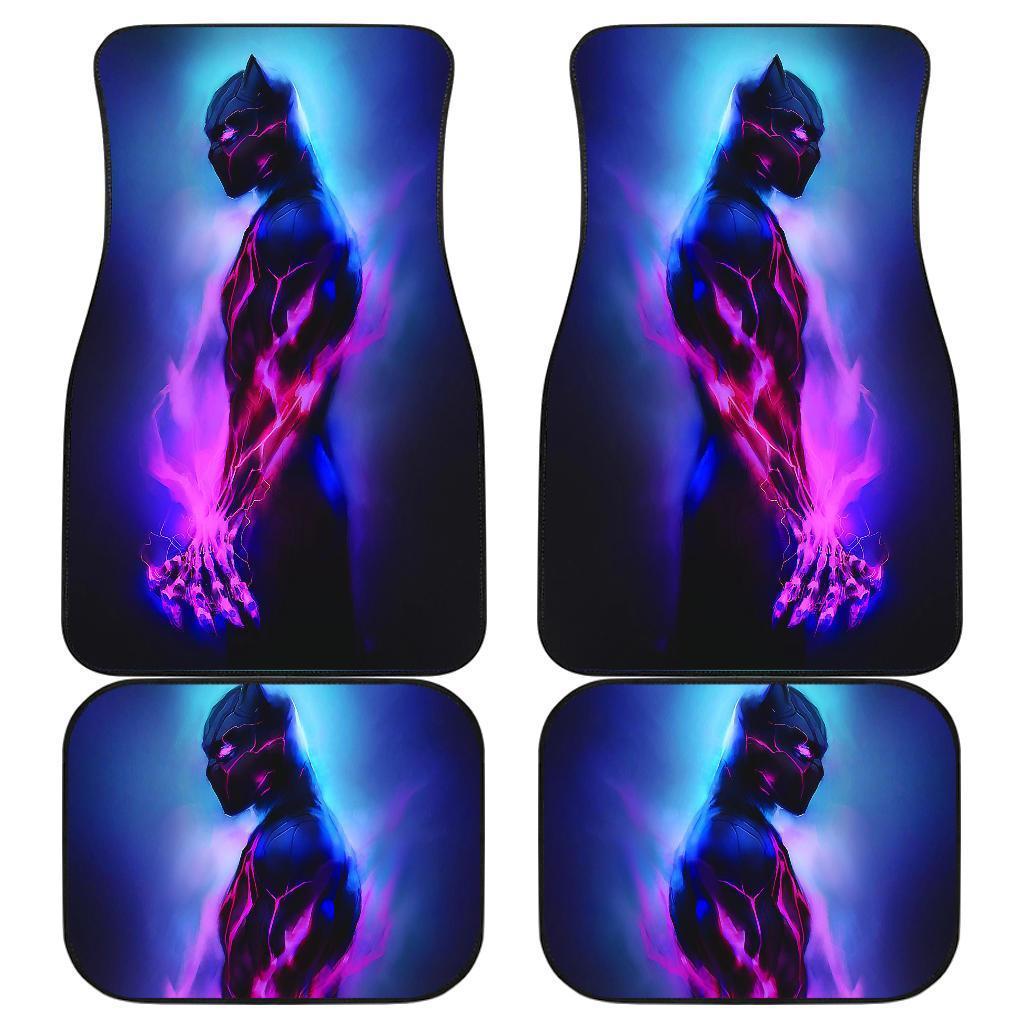 Black Panther Power Car Floor Mats