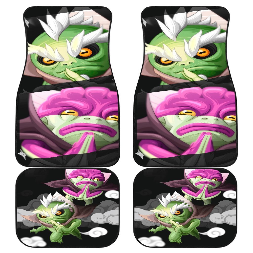 Naruto Two Old Frogs Anime Car Floor Mats