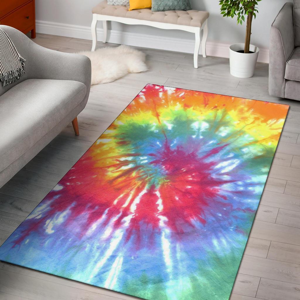 Colours Swirl Painting Area Rug Carpet