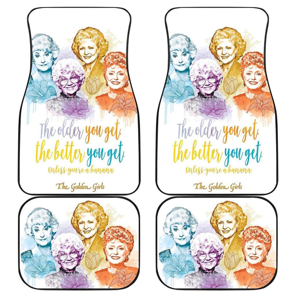 The Golden Girls Car Floor Mats The Older The Better