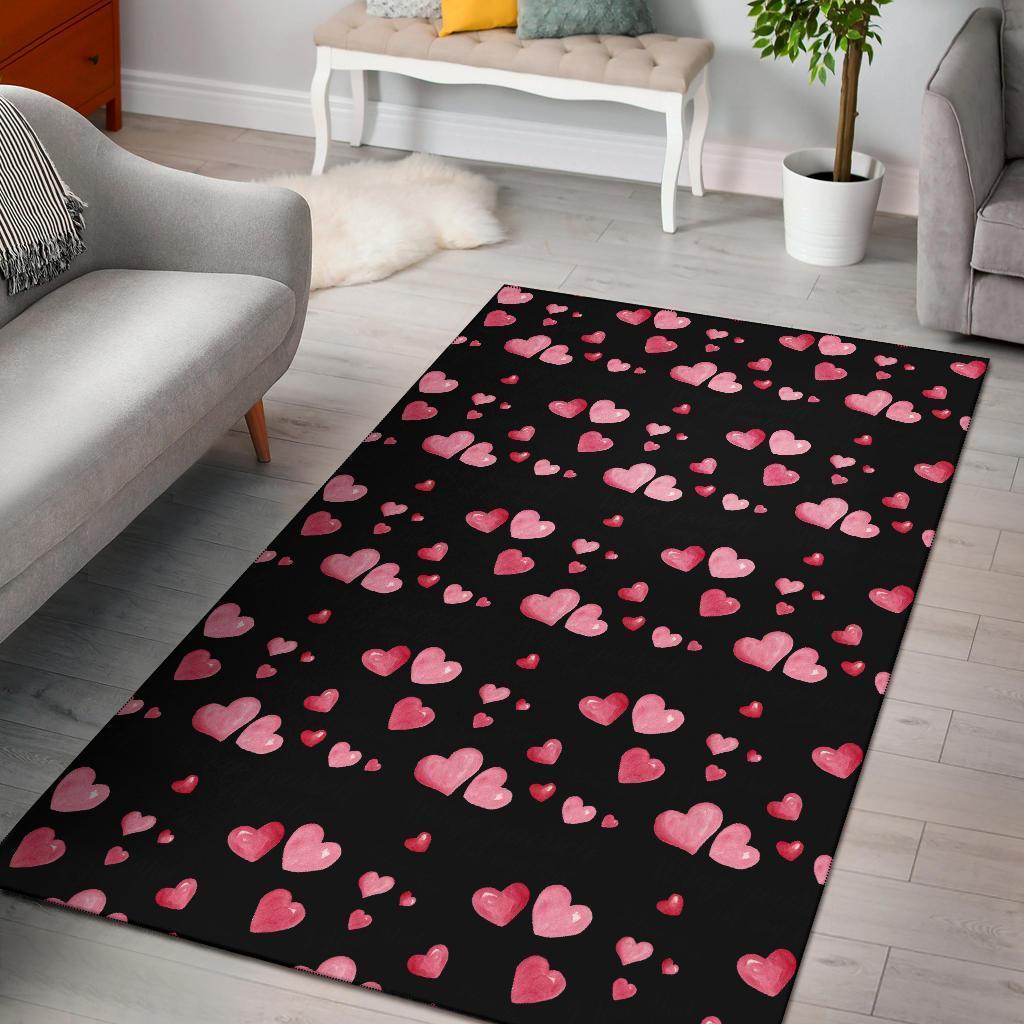 Love Heart Area Rug Carpet